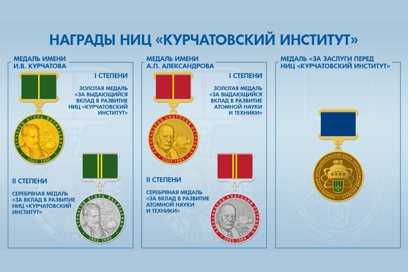 Курчатовский институт вручил медали